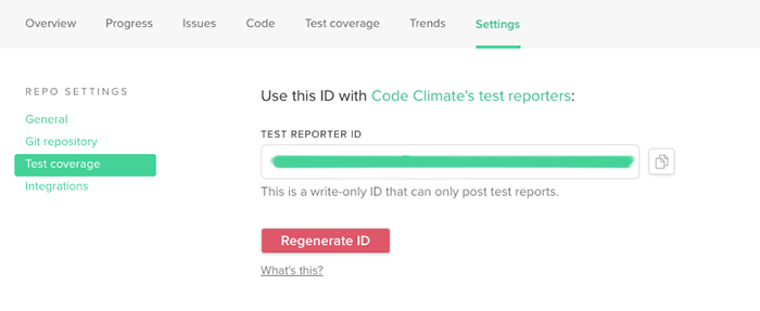 Codeclimate-Test-Reporter-ID