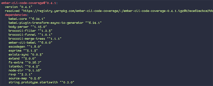 ember-cli-code-coverage-plugin